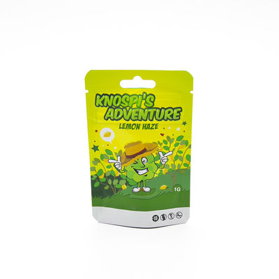 Fogli di stampa su misura, laminati, anti-infantile, con ziplock, sacchetto di plastica, confezionamento del tabacco, sacchetto per biscotti, sacchetti Mylar