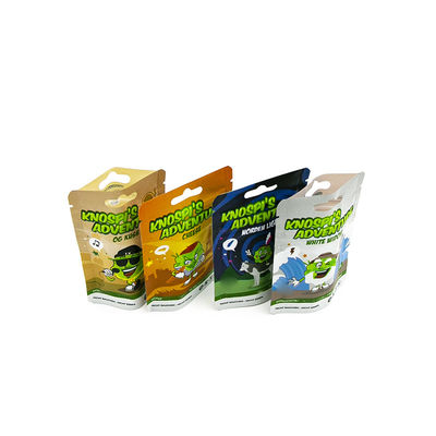 Fogli d'alluminio Doypack Colorato Stampa Custom Risalabile Stand Up Proof Odor Zipper Mylar Packaging Bag Bag