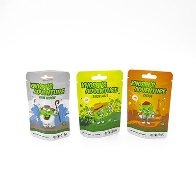 Logo personalizzato Mylar Borse a cerniera resistenti agli odori Borse per imballaggi alimentari