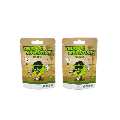 Imballaggio antiodore di qualità alimentare Chiusura a zip sigaro Shisha Naswar Stoccaggio Stand Up Borsa di tabacco con il tuo logo