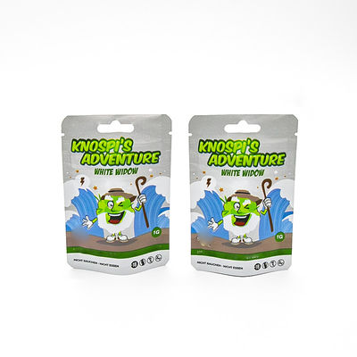 Zipper Nut Snack Folio di alluminio Pacchetto di sigarette Tabacco Sacchetto antiodore Imballaggio sacchetto Mylar per alimenti