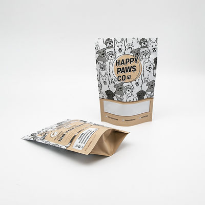 Borse a cerniera stampate su misura con cerniera ghiacciata ricapribile con cerniera in piedi con borsa a cerniera