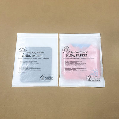 Sacchetti di carta in cera di vetro subtraslucente riciclato biodegradabile con il proprio logo