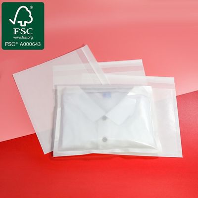 Sacchetti di carta biodegradabili per l'ambiente per magliette con buona o semi-trasparenza