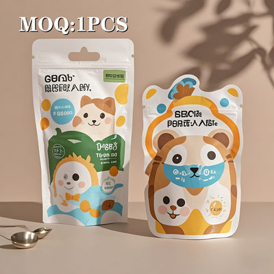 Sacchetto di cerniera Mylar resistente per le erbacce con disegno di taglio a stampo