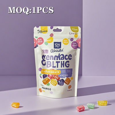 Proteggi le tue erbacce con un' elegante sacca di cerniera Mylar a prova di umidità.