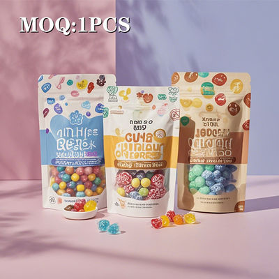 Sacchetto di imballaggio alimentare sicuro e ermetico per piante ornamentali Materiali alimentari Opzione finestra chiara