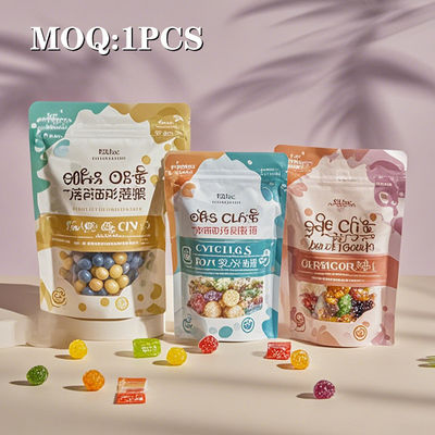 Sacchetto di plastica riciclabile per l'apertura e il ri-sigillamento facili degli imballaggi alimentari