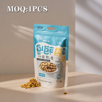 Sacchetti di imballaggio a prova di umidità a prova di odore FDA personalizzati con lati a forma di U e angoli arrotondati