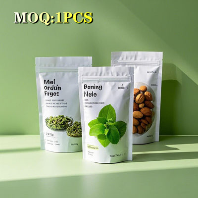 Stampa colorata Matte Custom 90g Herbal Tea Packaging Stand Up Bag