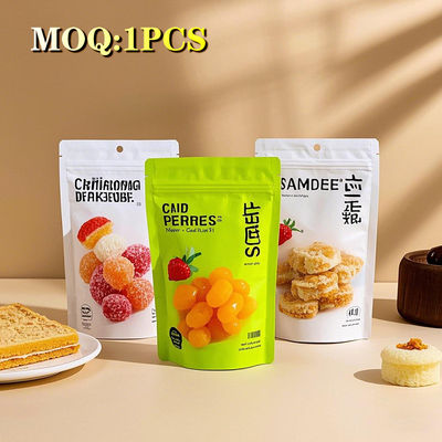 Stampato su misura 7g 14g 28g Forme speciali olografiche Tasse Mylar a taglio stampato 3.5g Cali Pack Bag con ziplock