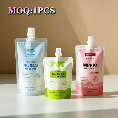 Plastico Stand Up Custom Juice Liquid Sacchetto di bevande Sacchetti di imballaggio Sacchetto di succo Sacchetto di succo Doypack Sacchetto di succo
