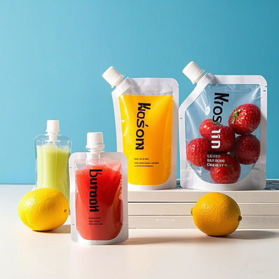 Borse liquide a tenuta stagna e impermeabile con becco facile da versare per bevande, salse, cosmetici