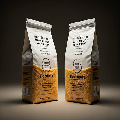 Conclusione zip chiudibile di nuovo + sacchetto di imballaggio alimentare da materiale riciclabile Modello di business a rifiuti zero