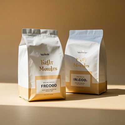 BOPET metallizzato con strato LDPE certificato GRS completamente riciclabile tramite flussi PET standard Impresa di carbonio ≤ 0,5 kg CO2eq / sacchetto