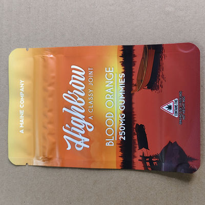 Sacchetto antiinfanzia imballaggi compositi in plastica ad alta sicurezza per farmaci, CBD e alimenti Fabbrica diretta, MOQ basso