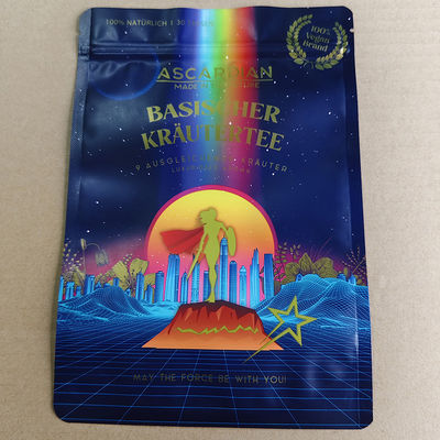 Borsa Stand Up con sigillo peelable Imballaggio composito di grado medico per cosmetici trasparente e a prova di manomissione