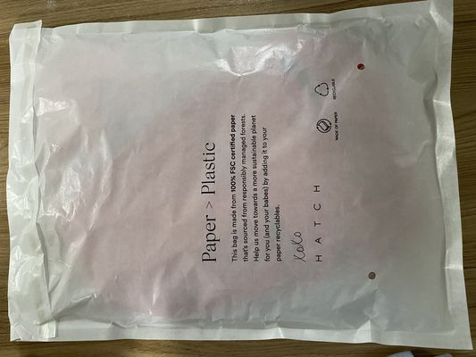 Sacchetti di carta biodegradabili sostenibili personalizzati per imballaggi al dettaglio