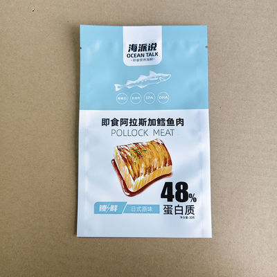 Sacchetti per snack di carne fresca e facile da strappare con imballaggio resistente alle perdite per cioccolatini 4oz 6x8in