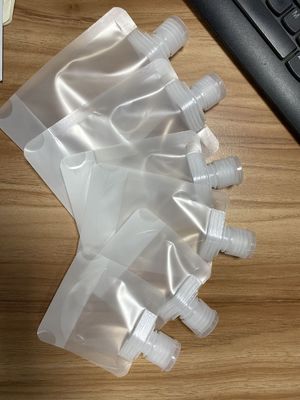 Personalizzazione Sacchetti con beccuccio trasparenti Pronti per l'uso in magazzino