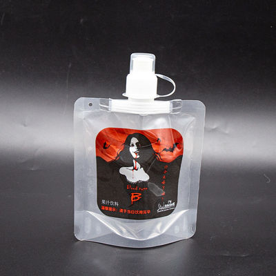 Finestra cristallina completamente trasparente con sacchetto a sbuco per imballaggio di alimenti per bambini