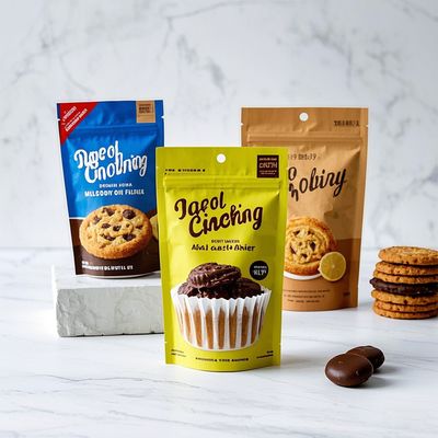 Borse stampate su misura in foglio di alluminio Borse per giocattoli a prova di odore Borse di plastica per biscotti di qualità alimentare Borse Mylar con cerniera