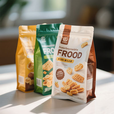 Sacchetti compositi stand-up con stampa personalizzata - CMYK completo e finitura soft touch