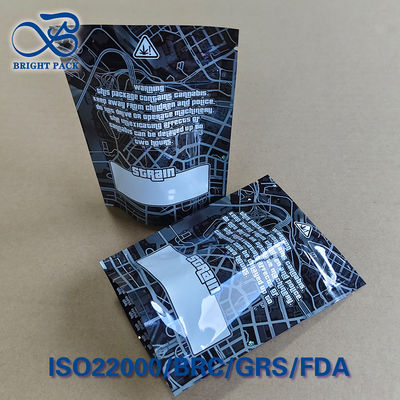 Borse a prova di bambino stampate su misura GTA - sigillo a 3 lati e caratteristica anti-manipolazione