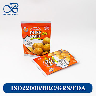 Sacchetto per imballaggio snack con busta stand-up laminata di alta qualità all'ingrosso con design personalizzato.