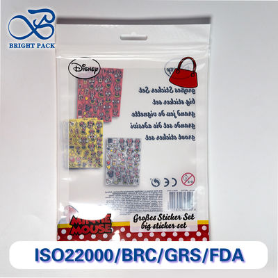 Sacchetti sigillati su tre lati stampati su misura per l'imballaggio di giocattoli con finestre trasparenti e strati antistatici Sconti per ordini all'ingrosso.