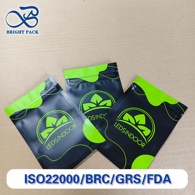 Busta con cerniera a prova di bambino, personalizzata, di grado medico per imballaggi farmaceutici riciclabili.