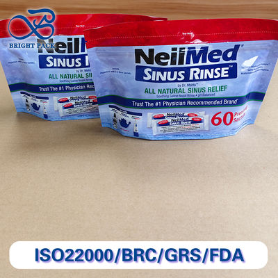 Sacchetti stand-up antigraffio per l'imballaggio di prodotti per la pulizia della casa, stampa personalizzabile.