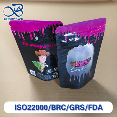 Stampa ad alta definizione grafica personalizzabile sacchetti a prova di bambino con finestra visibile per imballaggi farmaceutici.