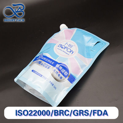 Taschino con maniglia per il detersivo per la biancheria con confezionamento stampato su misura sconti per ordini di massa.