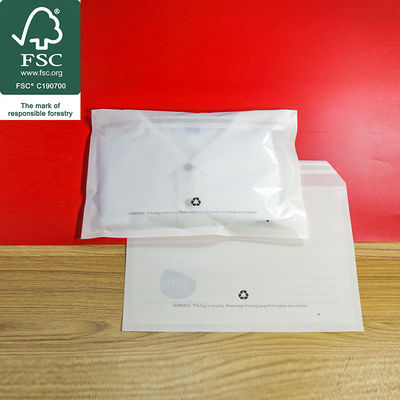 Sacchetti di carta in cera di vetro subtraslucente riciclato biodegradabile con il proprio logo