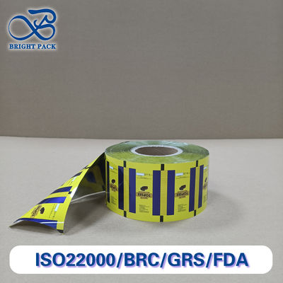 Film per imballaggio cioccolato premium ad alta barriera, multistrato, resistente all'umidità, prolunga la durata di conservazione, dimensioni personalizzate