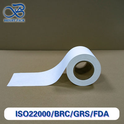 Rollo di pellicola di carta autoadesiva per sigillamento dei prodotti Larghezza personalizzata Applicazione facile