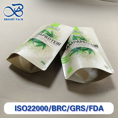 Tasse composite di carta kraft di qualità alimentare di 5,5 x 8 pollici Eco-friendly