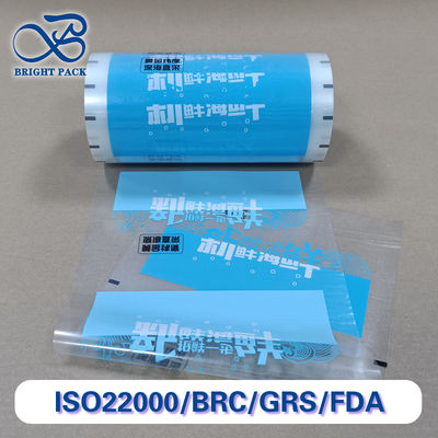 Film di imballaggio per prodotti ittici a alta barriera riciclato con chiusura a zip