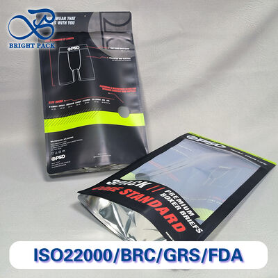 Borsa richiudibile con cerniera riutilizzabile per abbigliamento