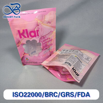 Sacchetto stand-up sostenibile con fondo piatto